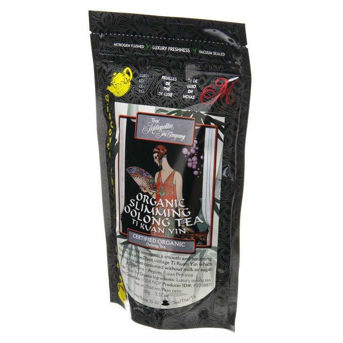 Metropolitan Tea Discovery Loose Tea Pack, Organic Ti Kuan Yin Slim Organic, 100gm N2
