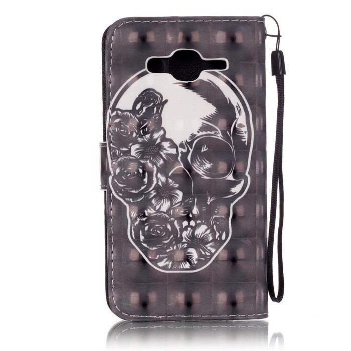 Galaxy J5 Case,ikasus Shiny Glitter Diamond Colorful Painted PU Leather Flip Wallet Pouch Stand Credit Card ID... N13