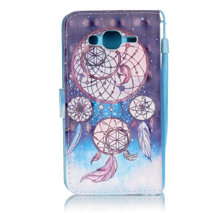 Galaxy J5 Case,ikasus Shiny Glitter Diamond Colorful Painted PU Leather Flip Wallet Pouch Stand Credit Card ID... N15