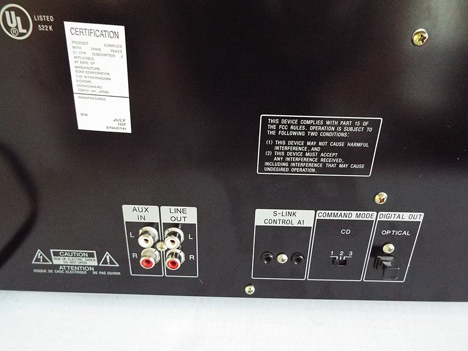 Sony CDP-CX255 - 200 Disc CD Player with Text input N3