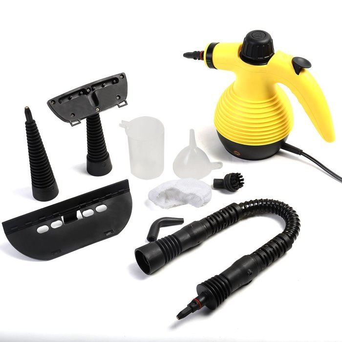 1050w Handheld Steam Cleaner Portable Multi Purpose Steamer W/attachments New N2