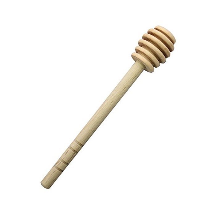 LC Wooden Long Handle Honey Stir Bar Dipper Stick Honey Jar Pot Dispense