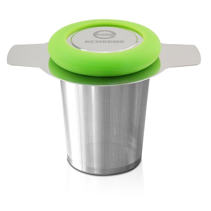 ECOSENS Stainless Steel Mesh Loose Leaf Tea Infuser with Lid and Hot Resistant Silicone Liner - Perfect Strainer... N2