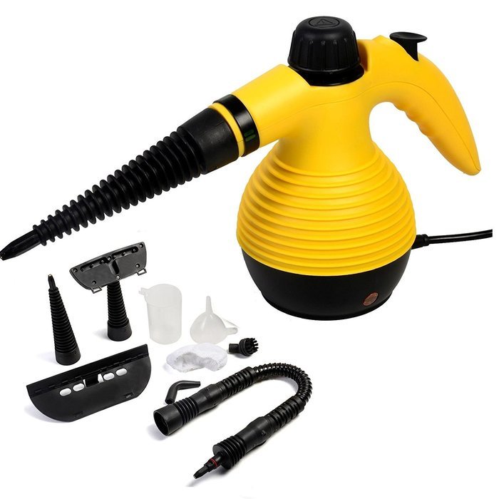 1050w Handheld Steam Cleaner Portable Multi Purpose Steamer W/attachments New N3