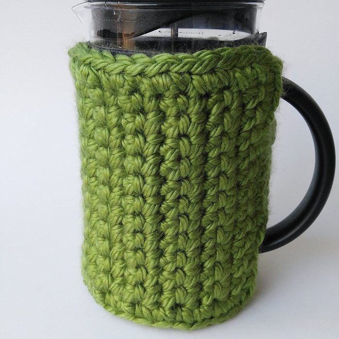 French Press Cozy Green 8 cup Green