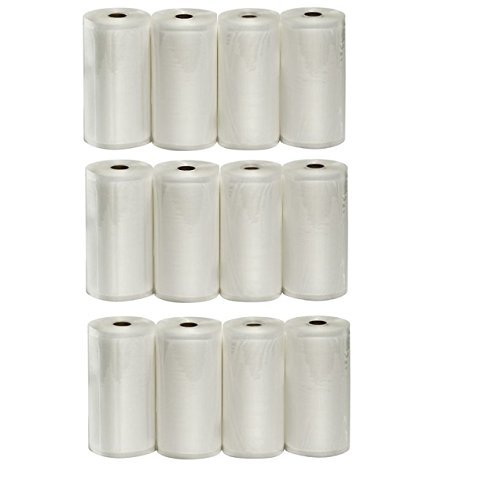Genuine VacMaster 946104 Full Mesh 8 Inch by 50 Feet Vacuum Packaging Roll- 2 Pack N6