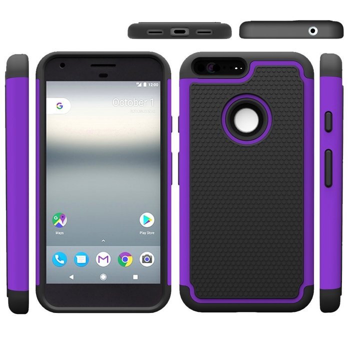Google Pixel Case, Asstar Dual Layer Hybrid Defender Protective Shock Absorption Impact Resist Rugged Shell Armor... N15