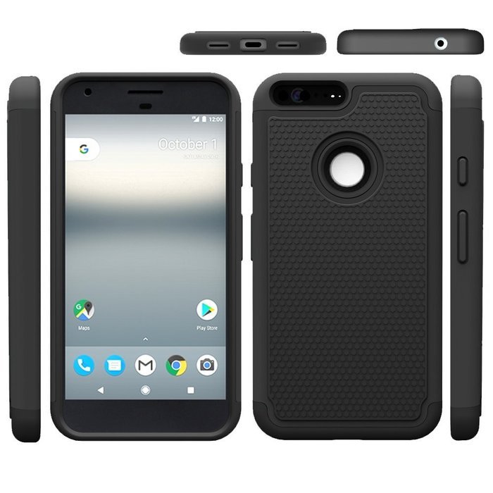Google Pixel Case, Asstar Dual Layer Hybrid Defender Protective Shock Absorption Impact Resist Rugged Shell Armor... N18