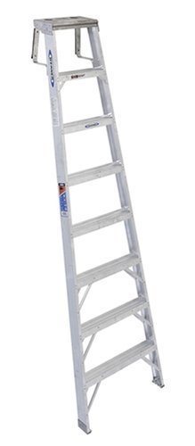 Werner 8-Foot 300-Pound Duty Rating Aluminum Shelf Ladder #SH378 by Werner
