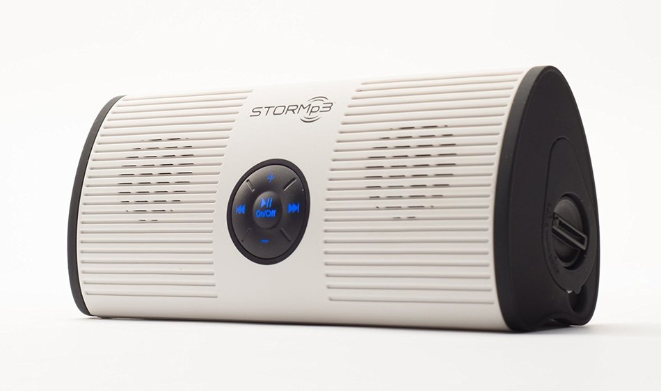 STORMp3 Water Resistant Mp3 Speaker: Internal Memory, Portable Design, Brilliant Sound. (Black) N6