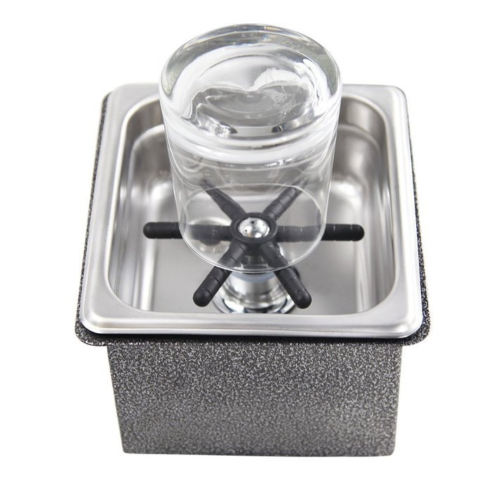 YBB Portable Steaming Pitcher Rinser Sink Glass Rinser For Bar Coffee Shop N3