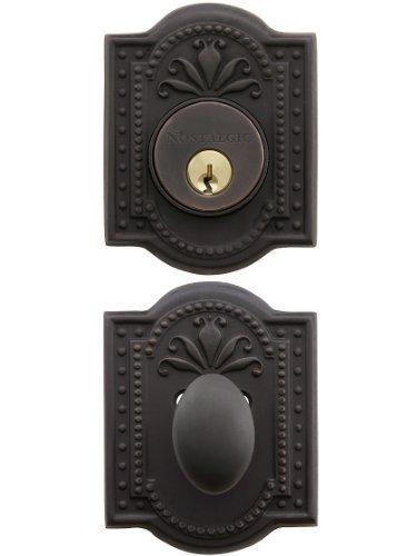 Nostalgic Warehouse 726010 Meadows Single Cylinder Deadbolt, Oil-Rubbed Bronze by Nostalgic Warehouse