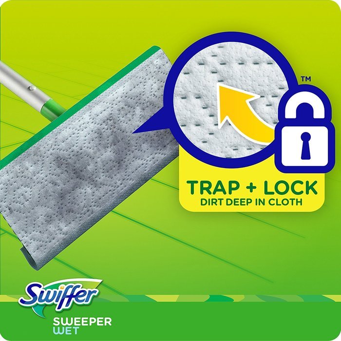 Swiffer Sweeper Wet Mopping Pad Refills for Floor Mop Open Window Fresh Scent 12 Count N6