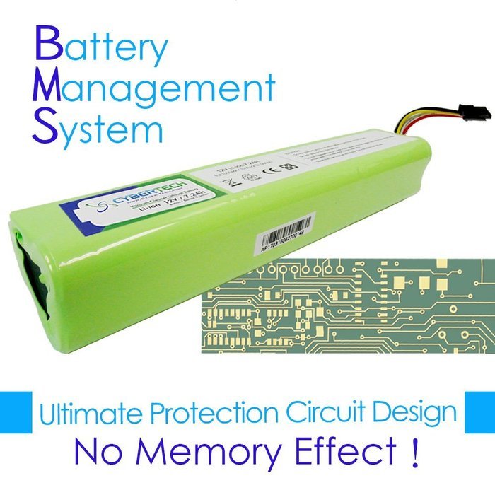 CyberTech High Capacity 7200 mAh Lithium Ion Battery for Neato Botvac Series 70e 75 80 85 and Botvac D Series... N7