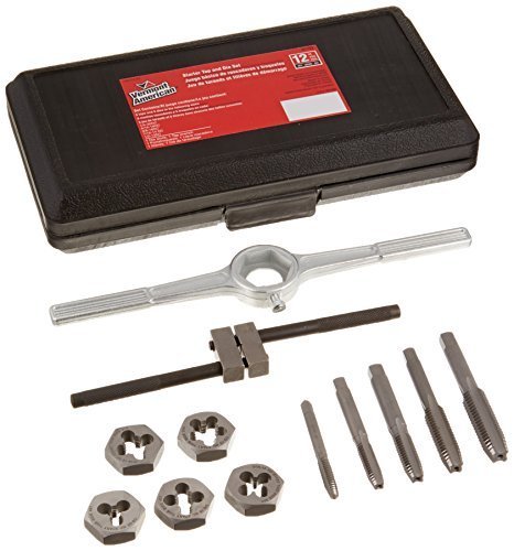Vermont American 21722 12-Piece Starter Tap and Die Set with Plastic Case by Vermont American