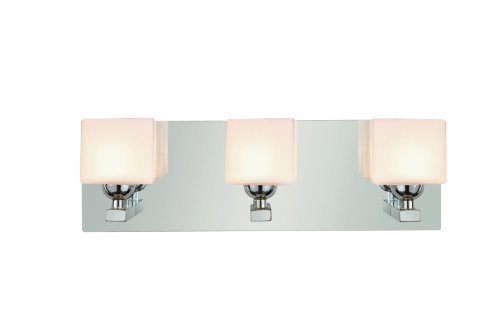 Trans Globe Lighting 2693 PC 3-Light Bath Bar, Polished Chrome by Trans Globe Lighting