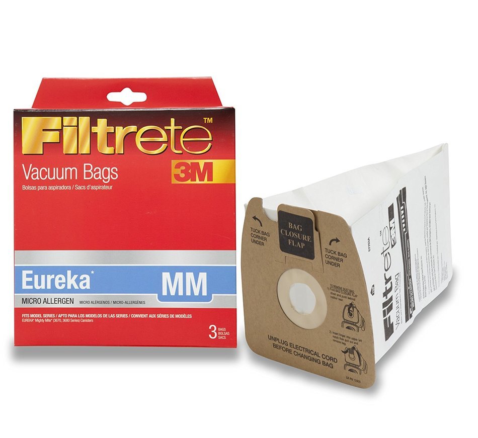 Filtrete Eureka MM Micro Allergen Vacuum Bag, 3 Pack