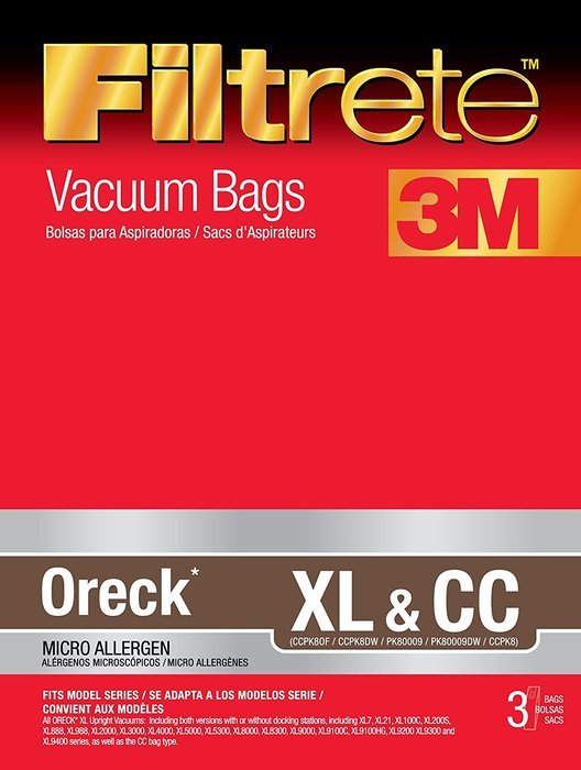 3M 68710-6 Oreck Filtrete XL & CC Vacuum Bag 3 Count
