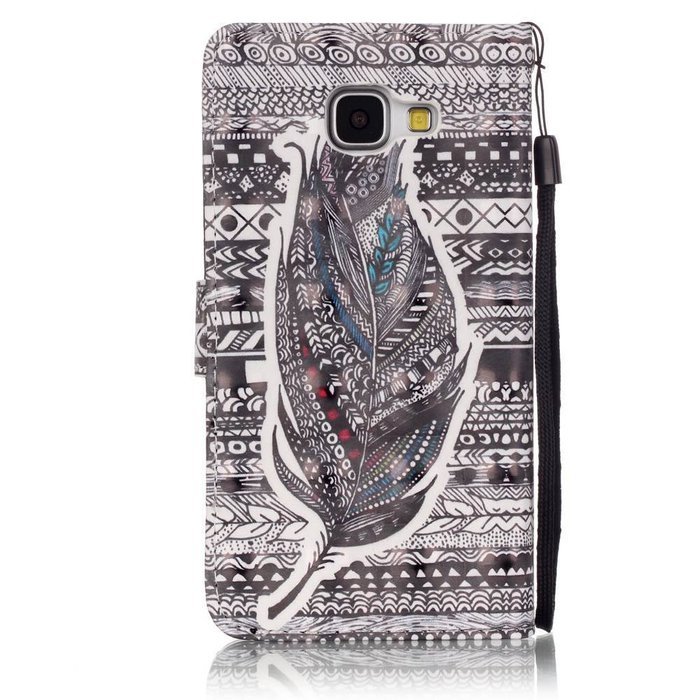 Galaxy A5 2016 Case,ikasus Shiny Glitter Diamond Colorful Art Painting PU Leather Flip Wallet Pouch Stand Credit... N19