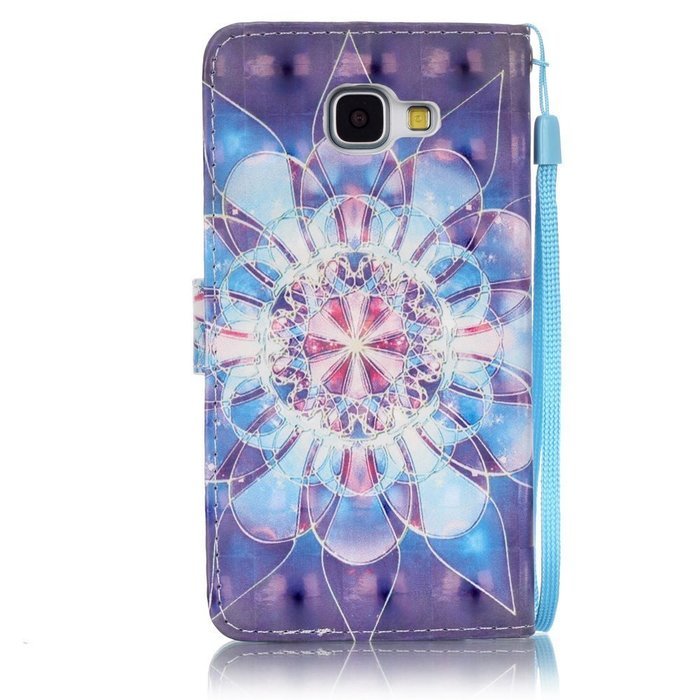 Galaxy A5 2016 Case,ikasus Shiny Glitter Diamond Colorful Art Painting PU Leather Flip Wallet Pouch Stand Credit... N22