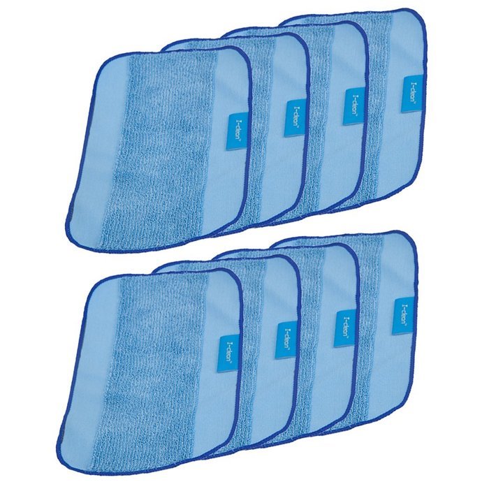 I-clean 8pcs Washable Reusable Replacement Microfiber Mopping Cloths For iRobot Braava 380t 320 Mint 4200 5200... N6