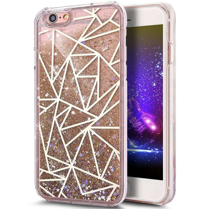 iPhone 6S Plus Case,iPhone 6 Plus Case,ikasus iPhone 6S/6 Plus [Liquid Glitter] Case,Flowing Liquid Quicksand... N34