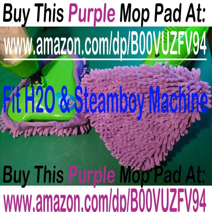 4- Pads that fit H2o, Steamboy Microfiber Steam Mop N4
