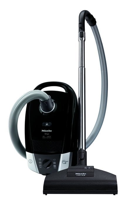 New Miele Compact C2 Onyx Canister Vacuum, Obsidian Black - Corded
