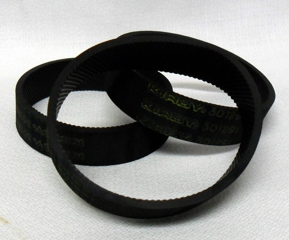 Kirby Vacuum Cleaner Belts 301291-3 (3 pack) fits all Generation series models G3, G4, G5, G6, G7, Ultimate G,... N3