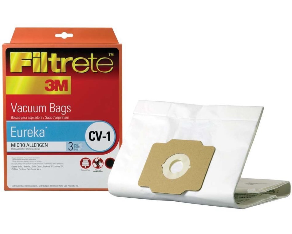 Filtrete Eureka CV-1 MicroAllergen Bags, 3 Bags Per Pack