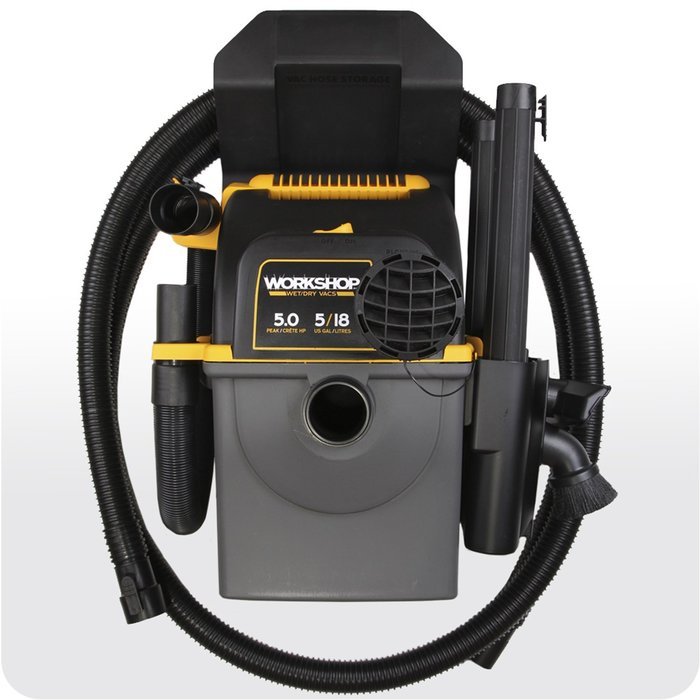 WORKSHOP Wet Dry Vac WS0500WM Portable Wall Mount Wet Dry Vacuum Cleaner, 5-Gallon Shop Vacuum Cleaner For Garage... N13