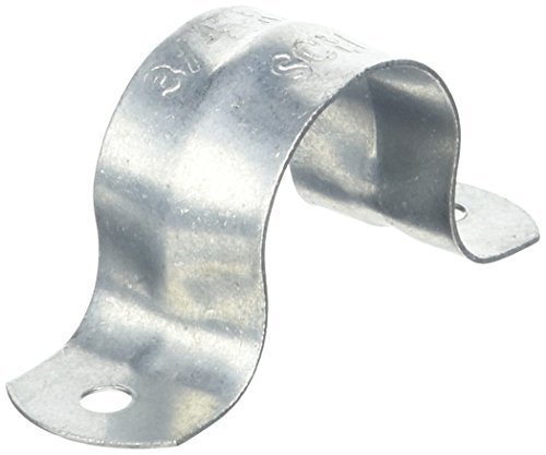 Sioux Chief 502-3PK2 10-Count 3/4-Inch IPS 2-Hole Tube Strap, Galvanized Steel by Sioux Chief