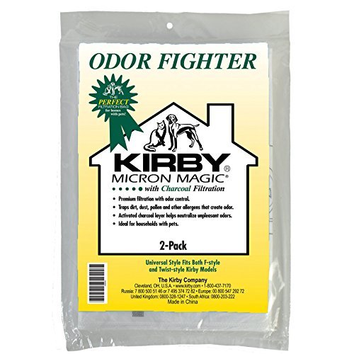 Kirby Micron Magic with Charcoal Filtration Premium Cloth Bags (2 Pack)-- Exclusive Listing by Johnston's Vac...