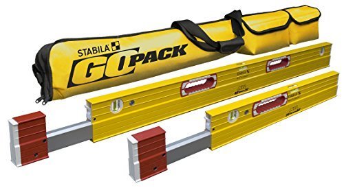Stabila 30065 XTL Multi-Pocket GO PACK Carrying Case for XTL Levels, Holds 48 Level by Stabila