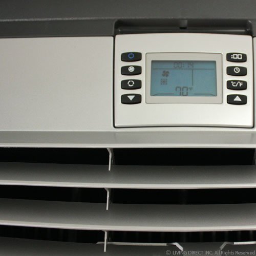 EdgeStar Server Room 14,000 BTU Dual Hose Portable Air Conditioner With Pump - Silver N7