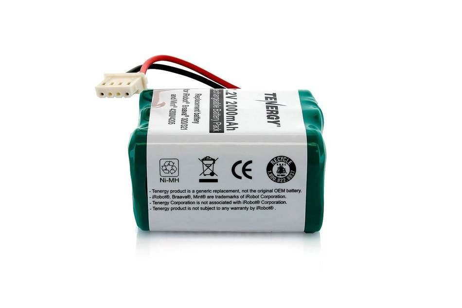 Tenergy 7.2V 2000mAh Replacement Battery for iRobot&reg; Braava&reg; 320/321 & Mint&reg; 4200/4205 N5