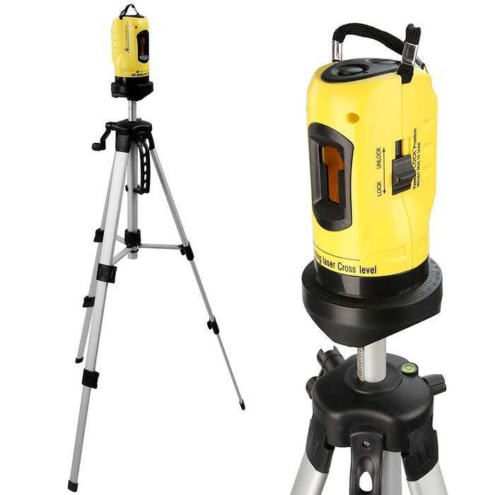 Timbertech Laser Level Tool Kit 3-10 m Range Measuring Tripod & Carring Case by Timbertech&Acirc; N4