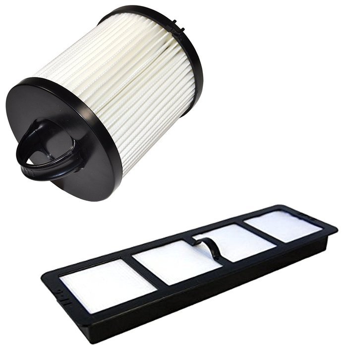 HQRP Dust Cup HEPA Filter and Exhaust Filter for Eureka AirSpeed PRO ALL FLOORS Rewind Pet AS1061A, AS1060 Upright...