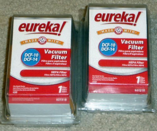 2 EUREKA ORIGINAL DCF-14 & DCF-10 HEPA VACUUM FILTERS
