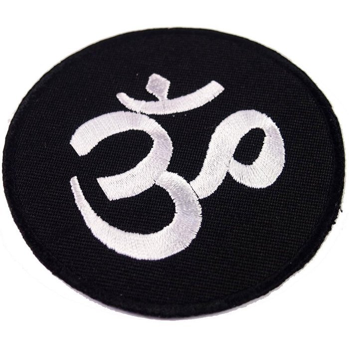 Aum Om Infinity Hindu Hinduism Yoga Indian Trance Applique Iron-on Patch for Collection with By Botan
