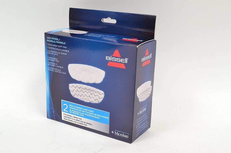 Bissell 1252 Symphony Hard Floor Vacuum and Steam Mop Pad Kit