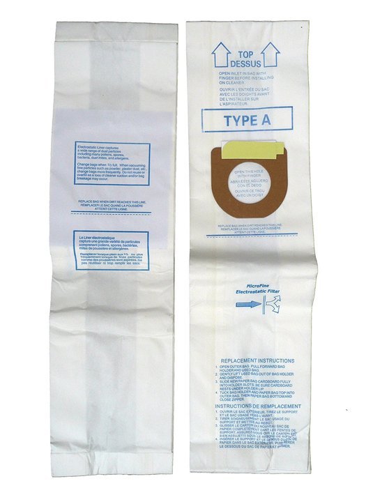 Hoover Type A Vacuum Bags, 3 Pack, Also fits Bissell Style 2 and Singer ...