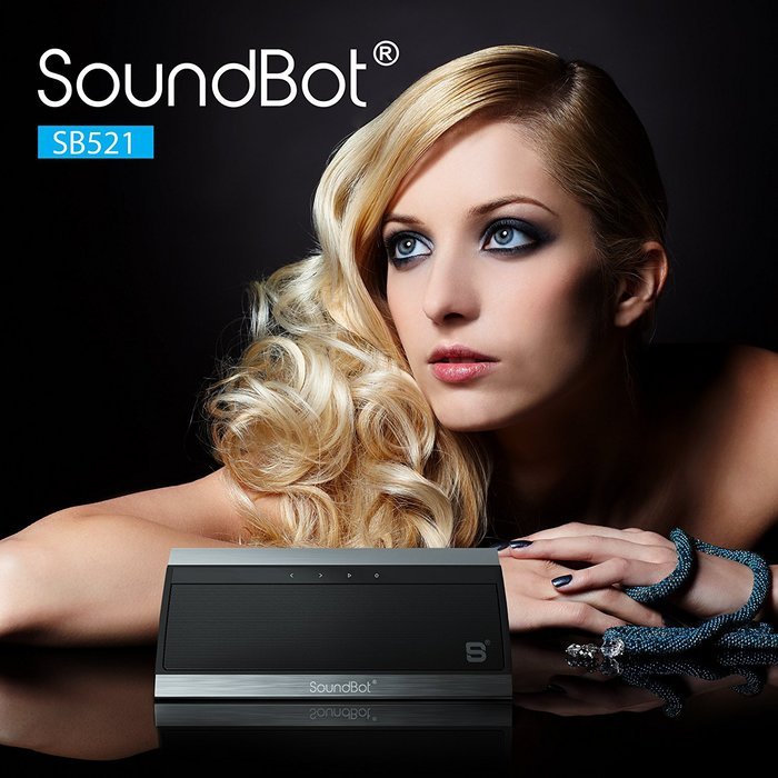 Bluetooth Speaker, SoundBot SB521 HD 3D Bluetooth 3.0 Wireless Speaker for 15Hrs Music Streaming & Hands-Free... N4