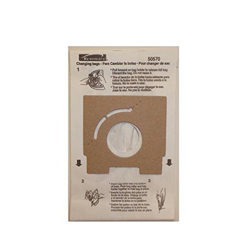Ultracare Kenmore 50570 Type I Micro Filtration Canister Bags 8 Pack