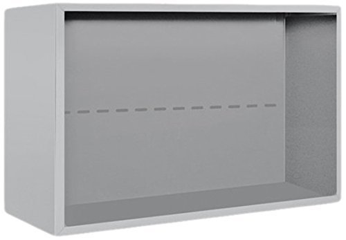 Salsbury Industries 3805D-ALM Surface Mounted Enclosure for 3705 Double Column, Aluminum by Salsbury Industries