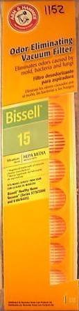 Arm & Hammer Odor Eliminating Vacuum Filter - Bissell 15 Hepa Media