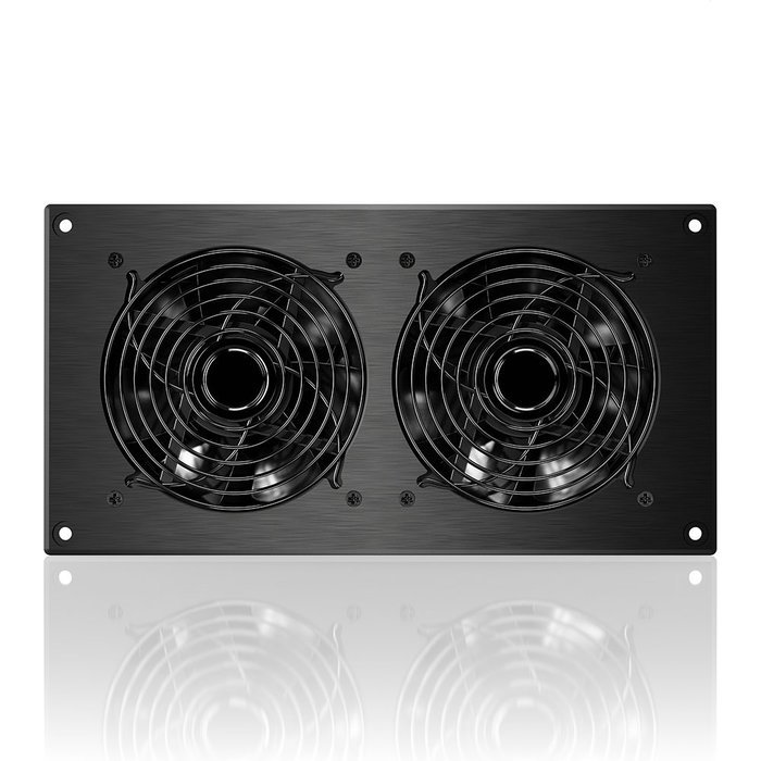 AC Infinity AIRTITAN S7, High Airflow Fan System 12" with Speed Control, for Equipment Room Closet Cabinet Cooling N2