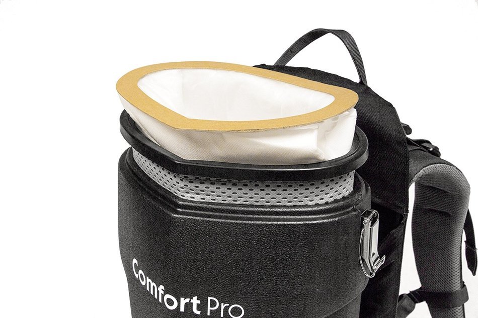 Powr-Flite BP6S Comfort Pro Backpack Vacuum, 6 quart Capacity N4