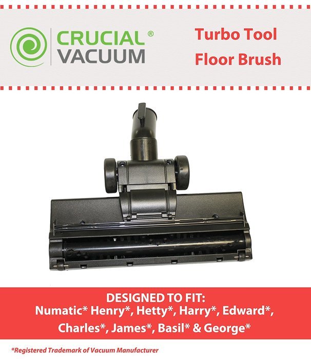Numatic 32MM Turbo Head Floor Tool Brush Fits Henry, Hetty, George & More, Designed & Engineered by Crucial Vacuum N2