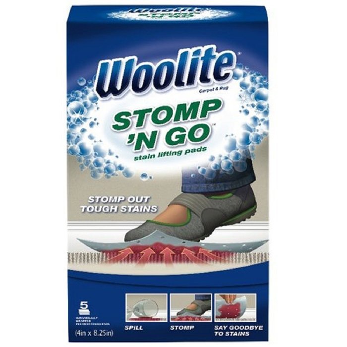 Woolite Carpet and Rug Stomp N' Go Stain Lifting Pads - 5 Pack N7